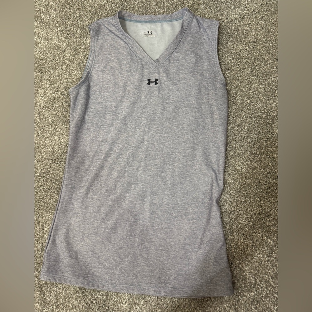 Under Armour Light Gray V-Neck Tank